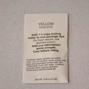 Барвник для писанок - yellow (США)