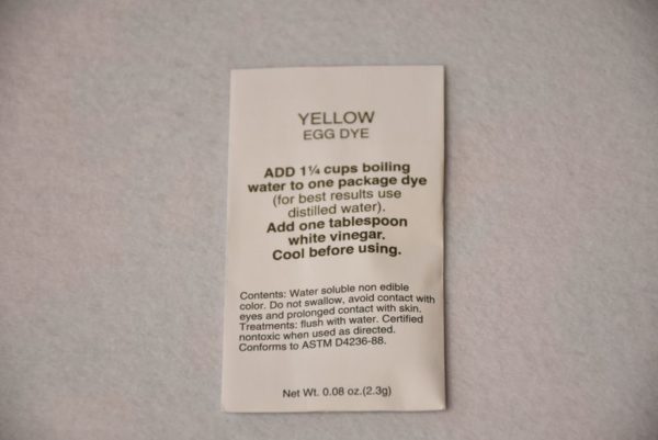 Барвник для писанок - yellow (США)