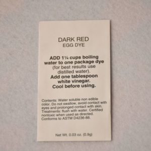 Барвник для писанок - dark red (США)
