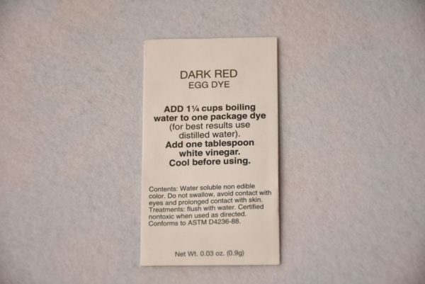 Барвник для писанок - dark red (США)