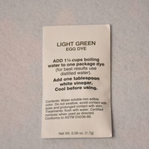 Барвник для писанок - light green (США)