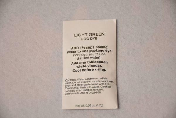 Барвник для писанок - light green (США)
