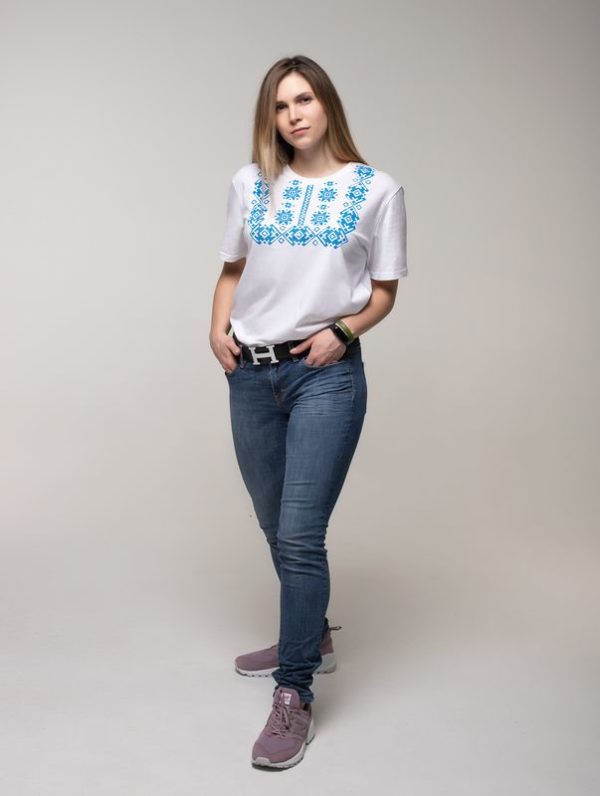 Футболка з вибійкою "Убе" MS - Зображення 4