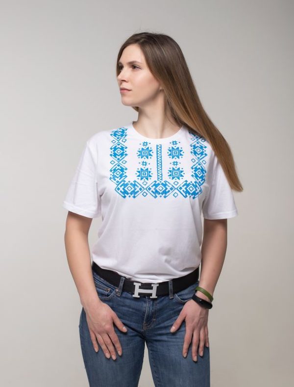 Футболка з вибійкою "Убе" MS
