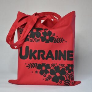 Екосумка червона "Ukraine"