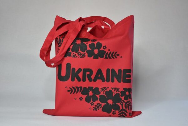 Екосумка червона "Ukraine"