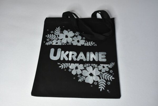 Екосумка чорна "Ukraine" - Зображення 2