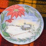 Тарілка дерев'яна "Зима". Автор: Ганна Шпілька. 2012