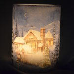 Лампіон (підсвічник парафіновий). Автор: Ганна Шпілька. 2014