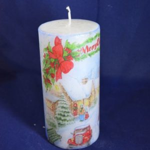 Свічка "Різдвяна вулиця" | Майстерня