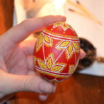 Писанка. Візерунок з с. Дубова Колода, Підляшшя (Польща). Майстриня: Наталя Скляренко. 2013