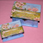 Скриня “Рожевий цвіт”. Автор: Ганна Шпілька. 2012