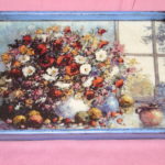 Таця "Букет квітів". Автор: Ганна Шпілька. 2012