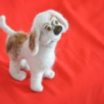 М’яка валяна іграшка – собачка. Автор: Неля Жадан. 2012