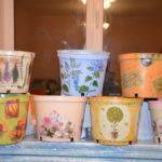 Горщечки для квітів. Автор: Ганна Шпілька. 2012